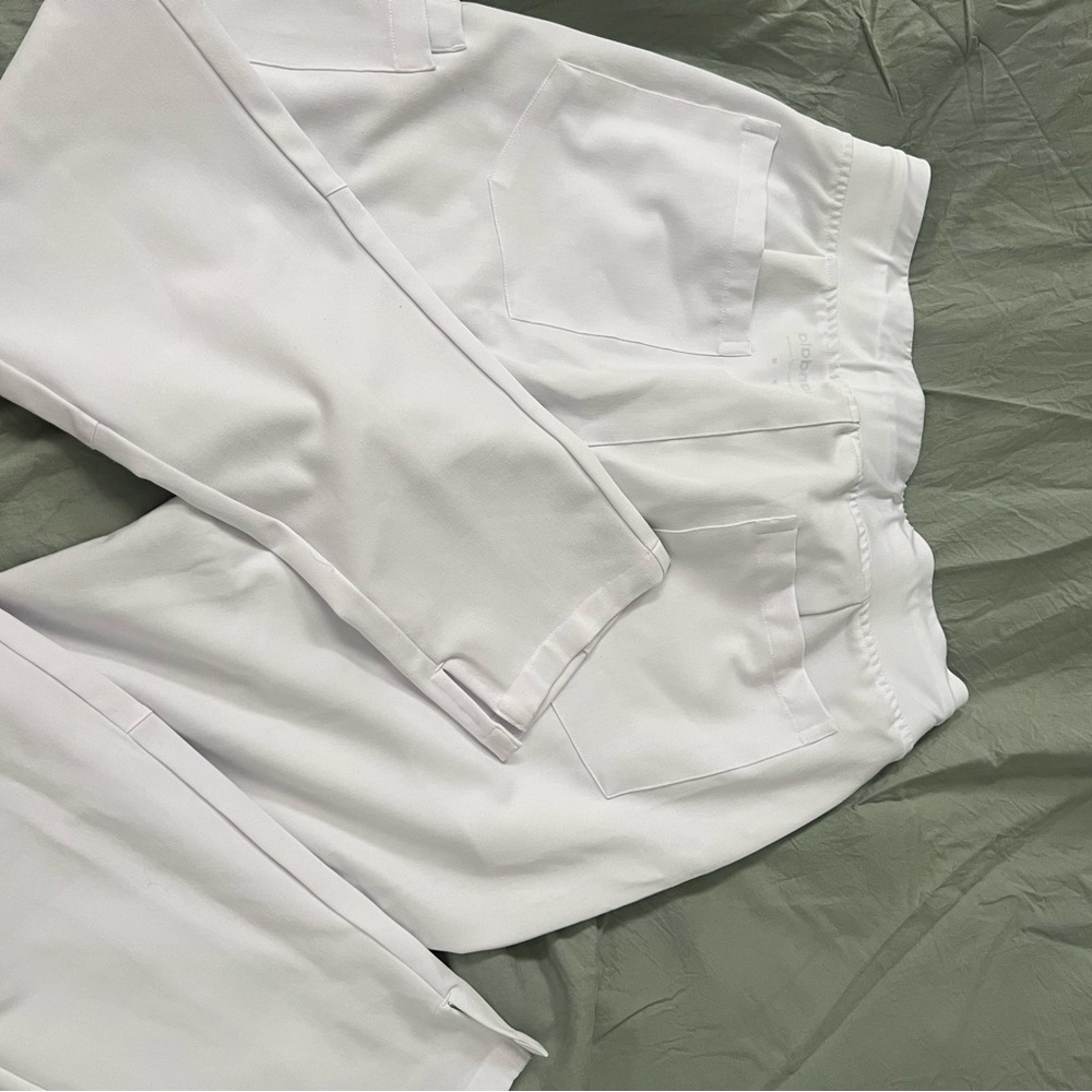 Mandala White Scrub Pants